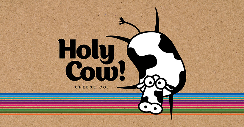 HOLY COW! CHEESE CO. IDENTITY